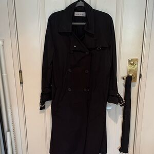 Classic Black Trench Coat
